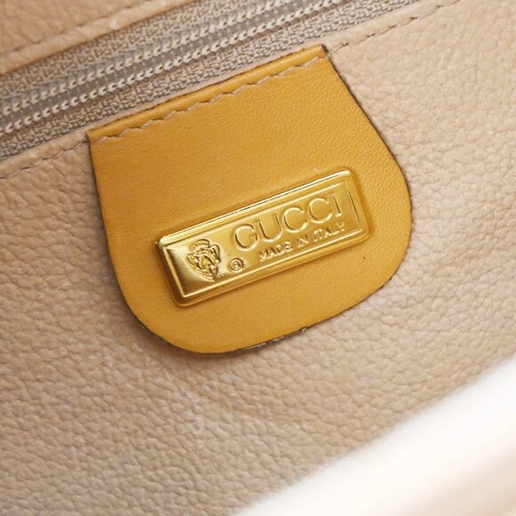 GUCCI GG Logo Shoulder Bag Canvas Leather Brown GHW Made In Italy 60KB404 - Picture 15 of 16